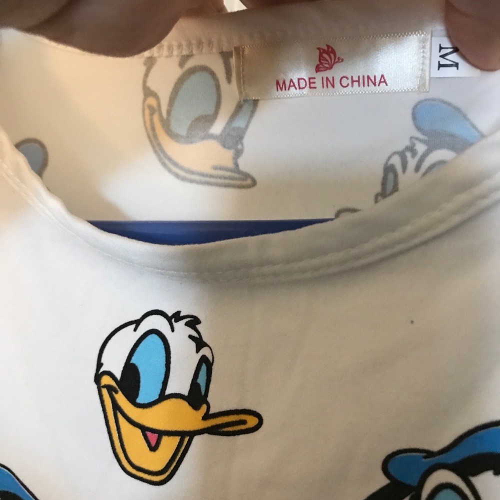 Disney’s Donald Duck shirt